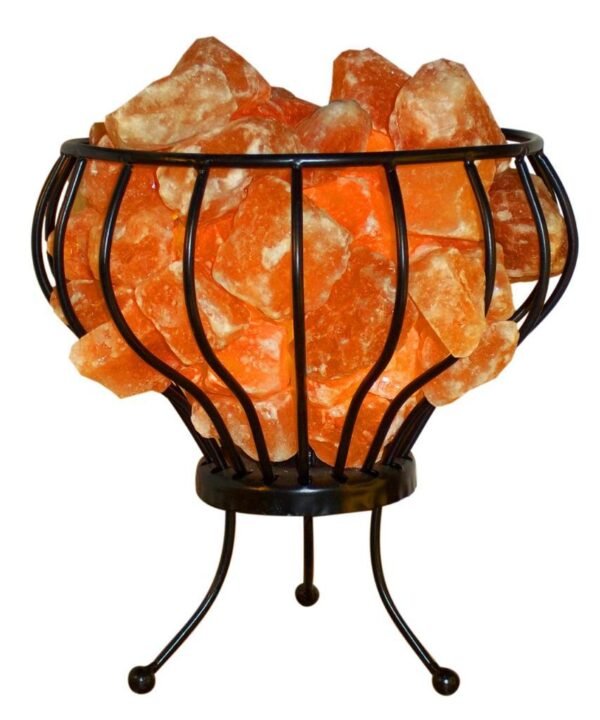 Metal Basket Lamp
